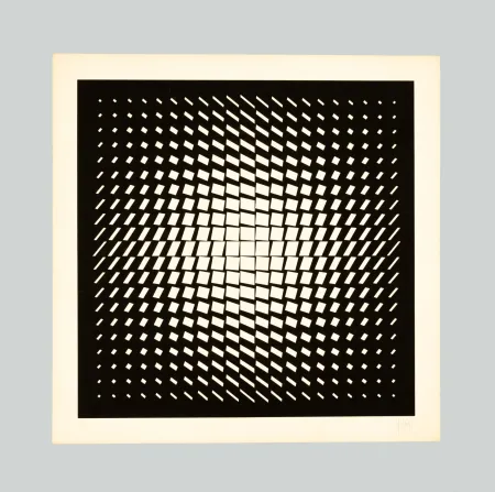 丝网印刷 Yvaral - Composition