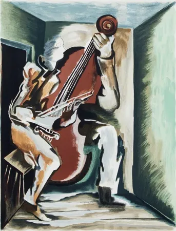 石版画 Zadkine - Le musicien