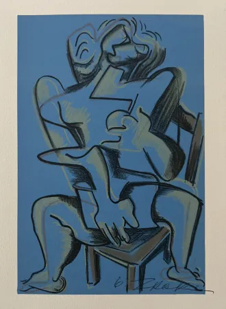 石版画 Zadkine - Lithographie Les Travaux d'Hercule