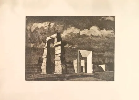 蚀刻版画 Zamboni - Senza titolo