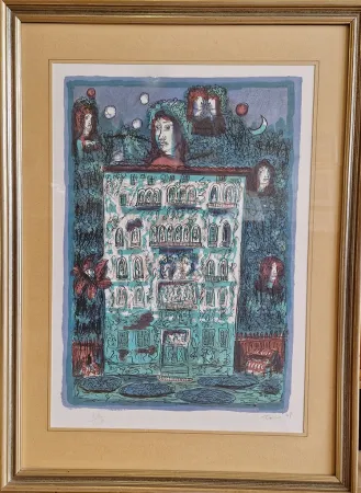 石版画 Zancanaro - Composizione