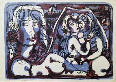 石版画 Zancanaro - Selinus