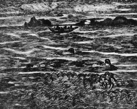 版画 Zancanaro - Senza titolo