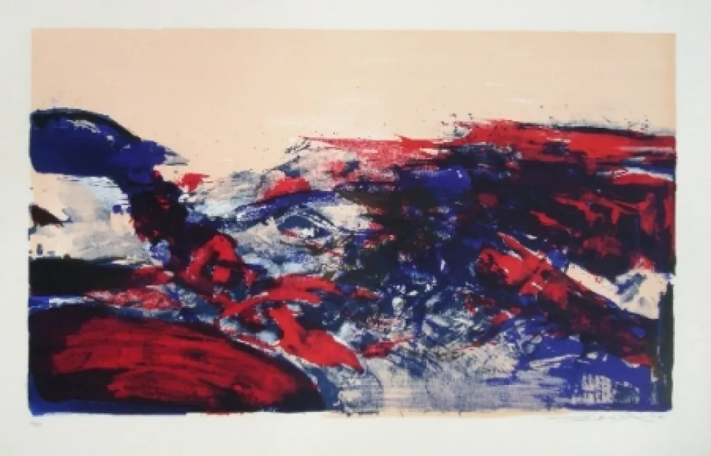 石版画 Zao - A la gloire de l'image 274