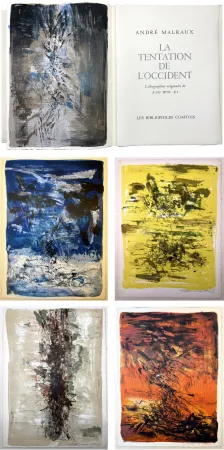 插图书 Zao - André Malraux : LA TENTATION DE L'OCCIDENT. Exemplaire avec 20 LITHOGRAPHIES SIGNÉES PAR ZAO WOU-KI [1962]