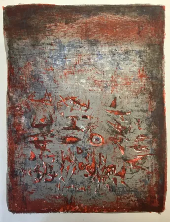 石版画 Zao - Composition