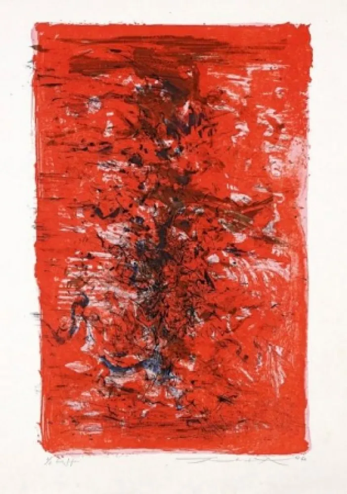 石版画 Zao - Composition 124