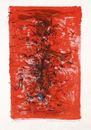 石版画 Zao - Composition 124