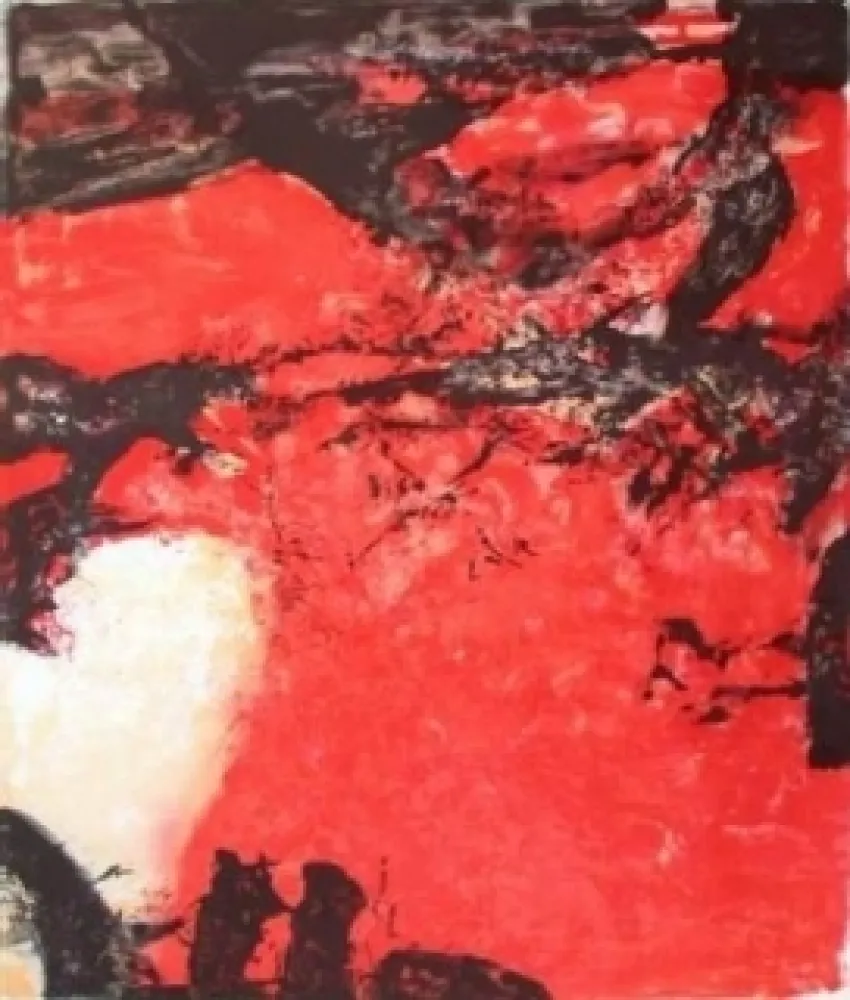 石版画 Zao - Composition 400