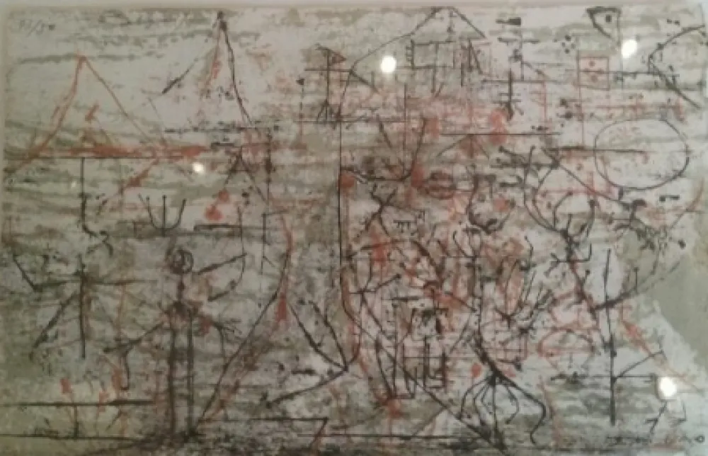 石版画 Zao - Composition