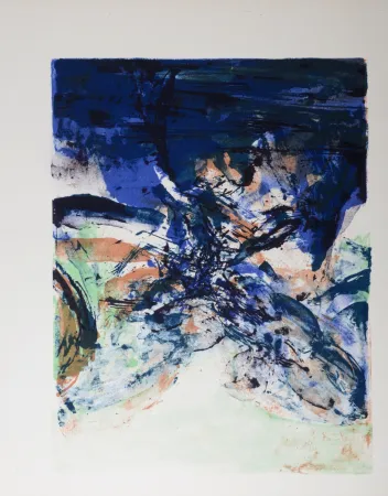 石版画 Zao - Composition - Homage to San Lazzaro, 1975