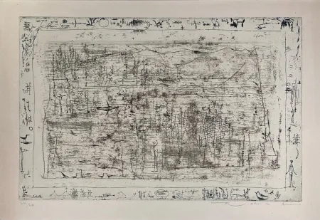 蚀刻版画 Zao - Flore et faune 