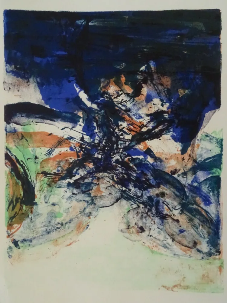 石版画 Zao - Hommage a San Lazarro