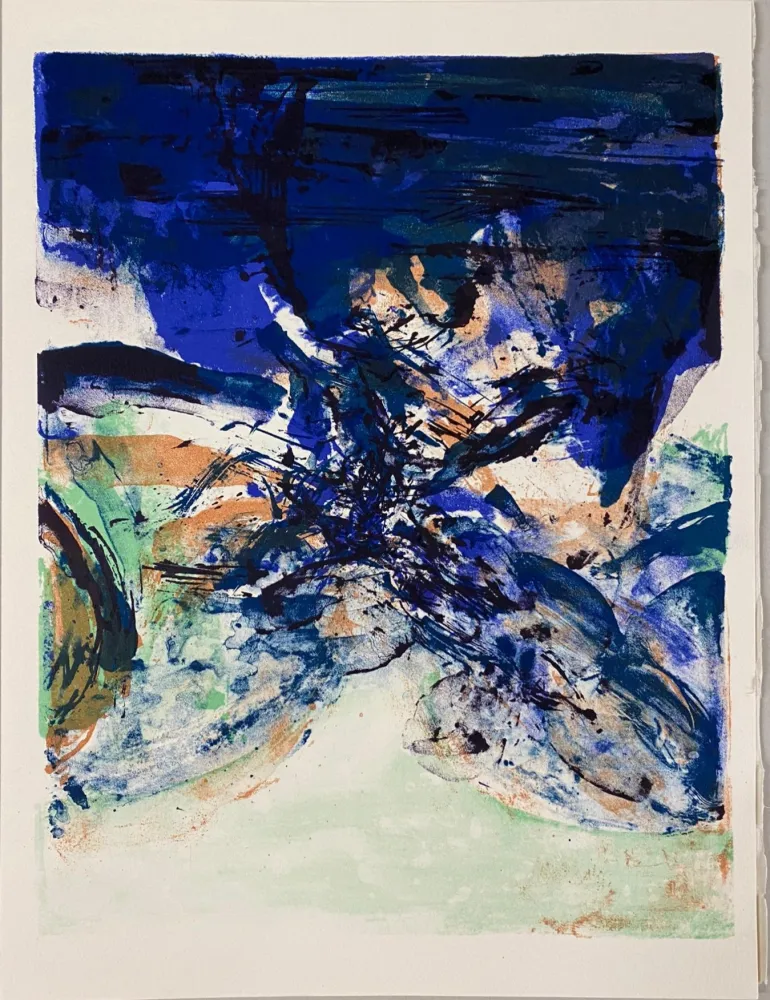 石版画 Zao - Hommage à San Lazzaro