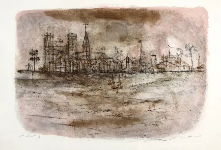 石版画 Zao - La Cathédrale 