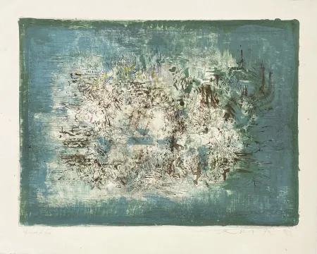 石版画 Zao - Le petit jardin