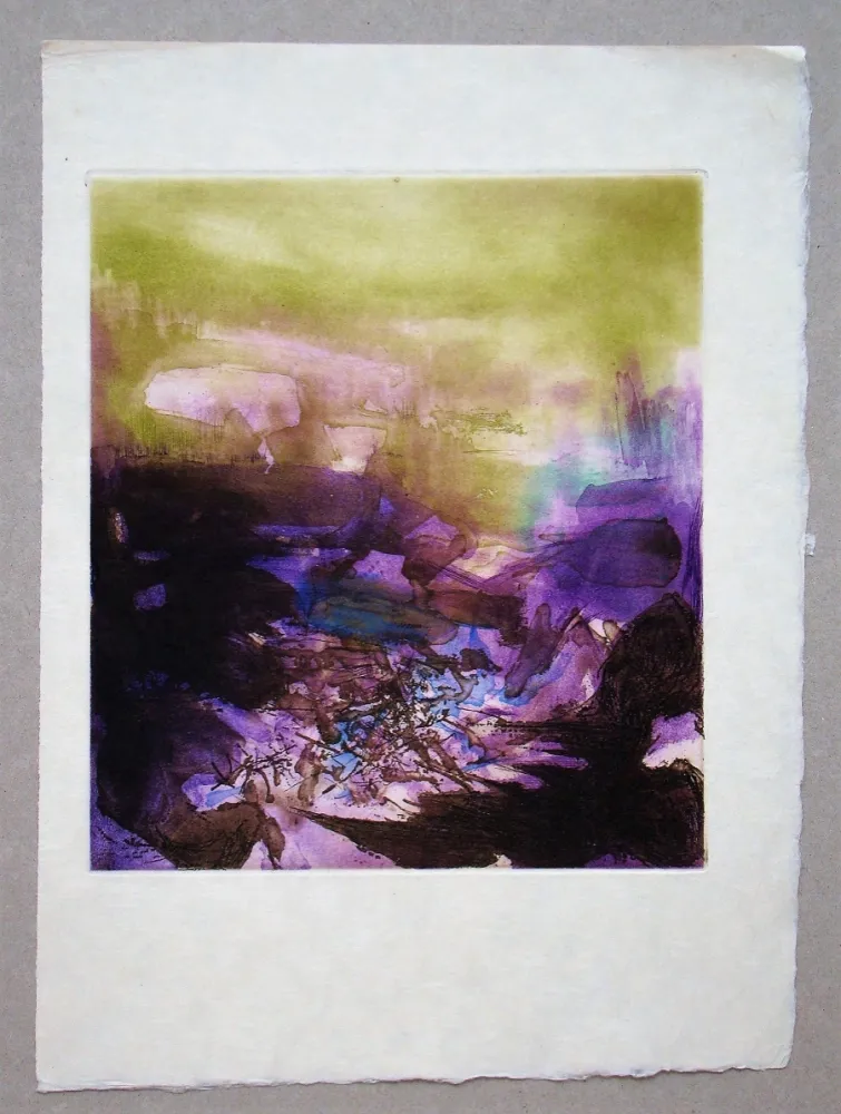 蚀刻版画 Zao - L'Étang