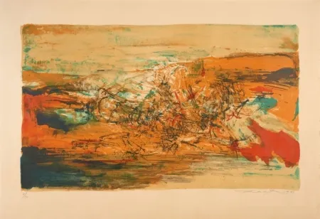 石版画 Zao - Lithograph, 1973 