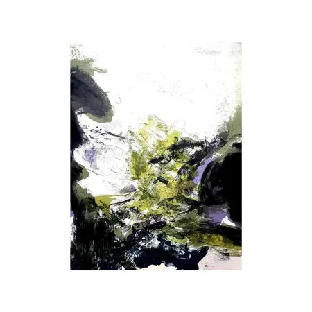 无技术 Zao - Lithographie originale - Composition abstraite