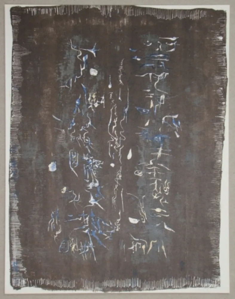 石版画 Zao - Lithographie originale pour XXe Siècle