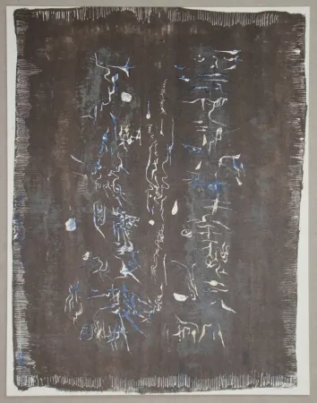 石版画 Zao - Lithographie originale pour XXe Siècle