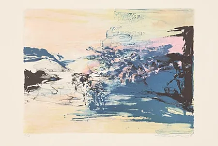 石版画 Zao - Ohne Titel