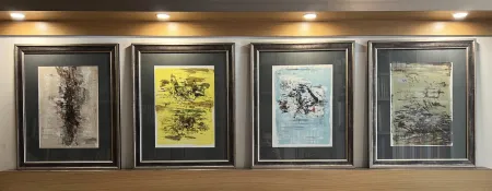 石版画 Zao - QUATRE LITHOGRAPHIES POUR LA TENTATION DE L'OCCIDENT (1962)