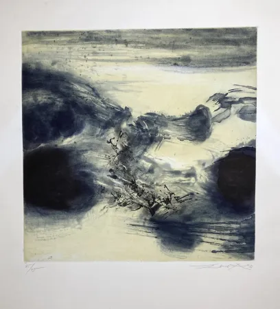 蚀刻版画 Zao - Sans titre, 1973 