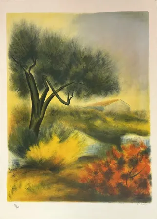 石版画 Zarou - Sans Titre