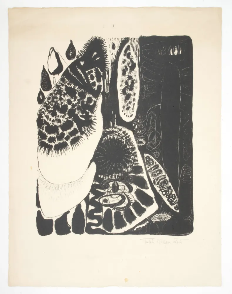 石版画 Zeid - Sans titre. Untitled.