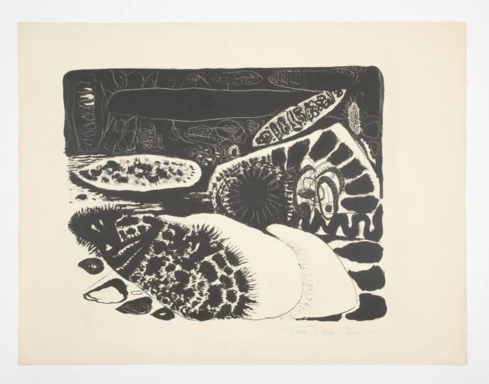 石版画 Zeid - Sans titre. Untitled.