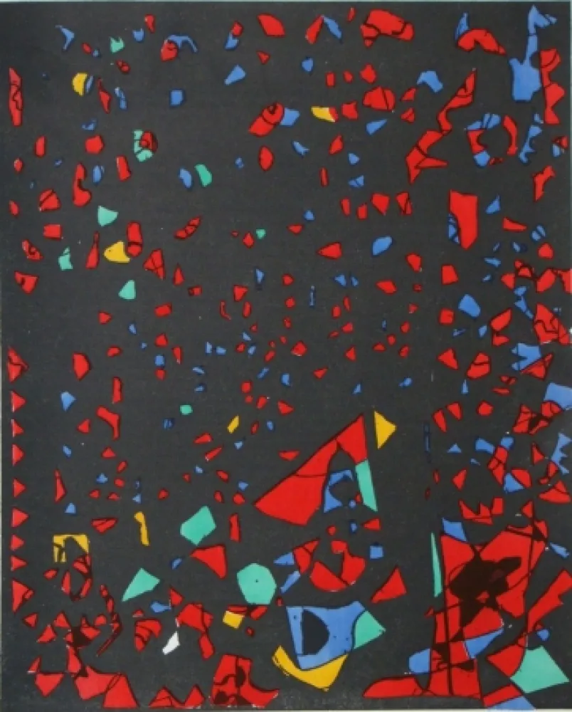 镂版印刷 Zeid - Témoignages pour l'art abstrait