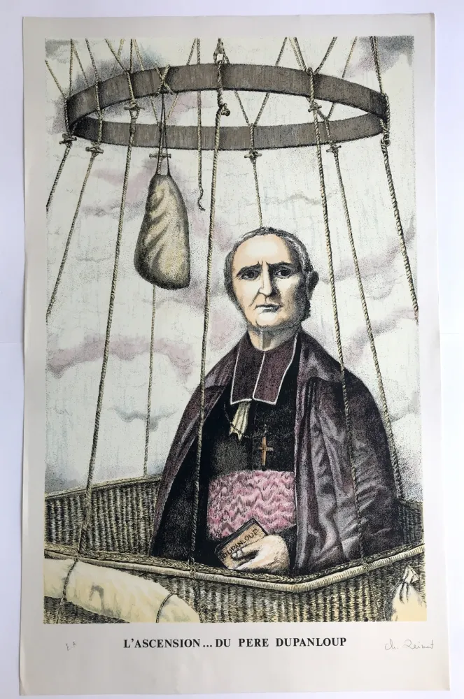 丝网印刷 Zeimert - L'ascension du père Dupanloup