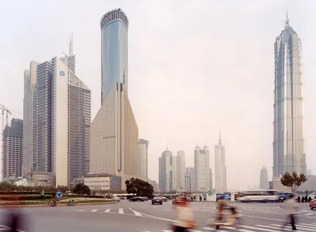 美柔汀铜版画 Zielske - Pudong VII, Shanghai