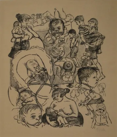 石版画 Zille - Klein und Gross