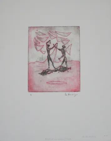 版画 Zimmermann - Das ist das Ende / This Is the End