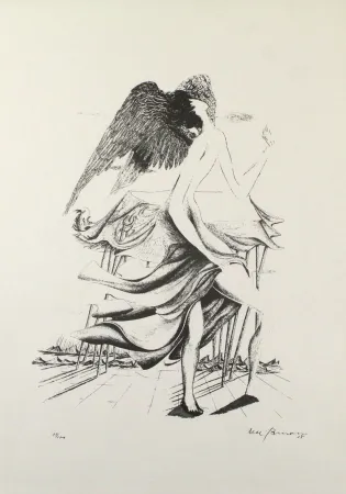 石版画 Zimmermann - Durch ein Nadelöhr IV / Through a Needle's Eye IV