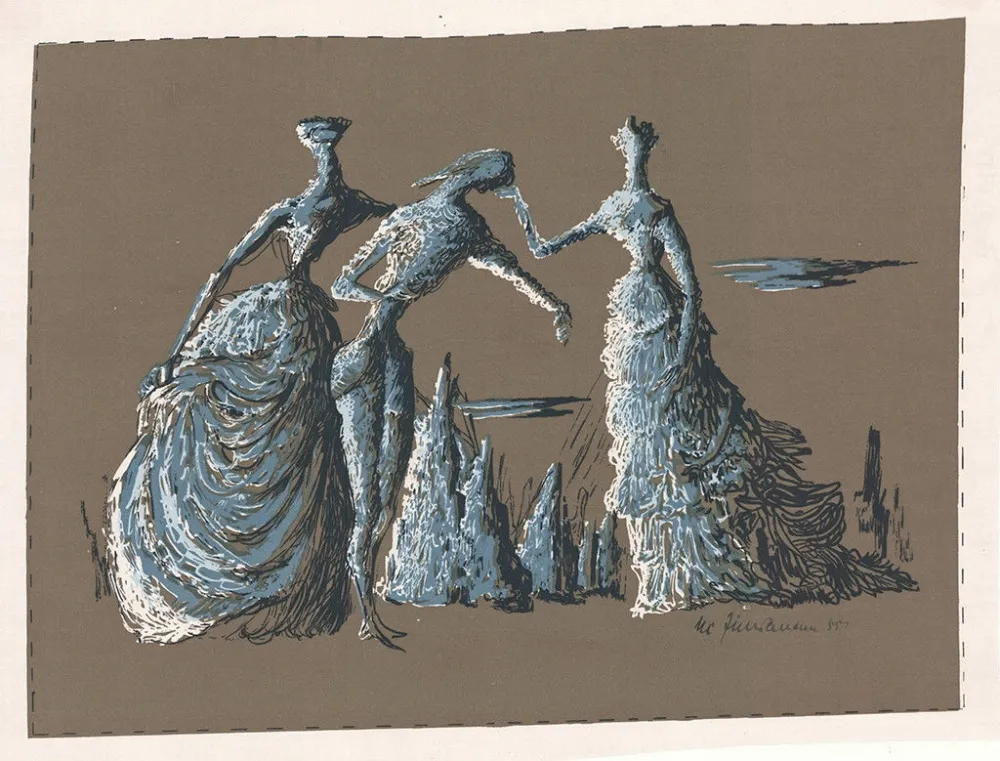 丝网印刷 Zimmermann - Vorliebe für eine bestimmte Zeit