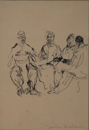 单版画 Zurkinden - Orchestre nègre