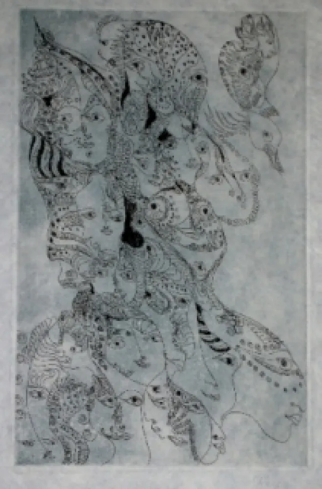 版画 Zurn - Oracles et spectacles