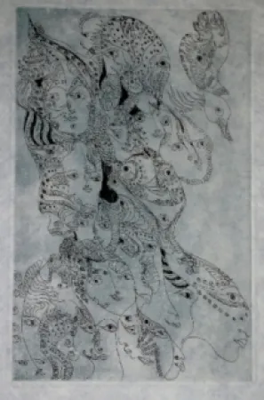 版画 Zurn - Oracles et spectacles