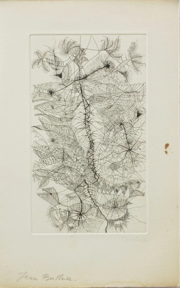 蚀刻版画 Zurn - Sans titre