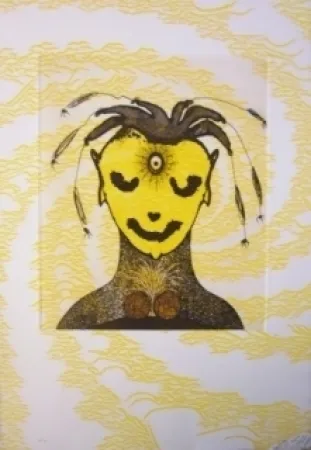 蚀刻版画 Zush - Sans titre