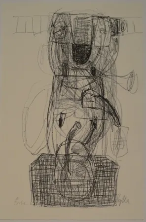 石版画 Zylla - Untitled