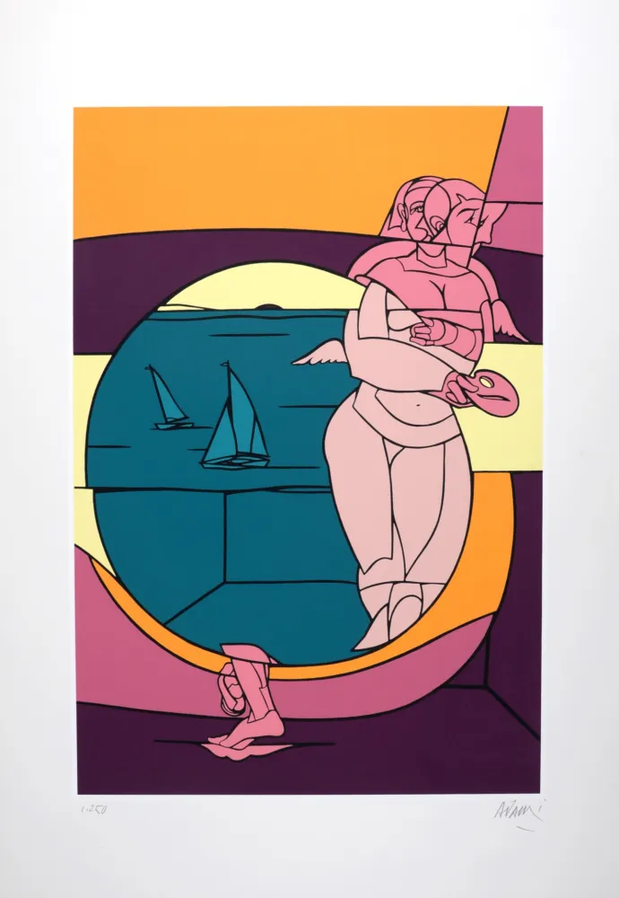 丝网印刷 Adami - Dieu de l'Olympe