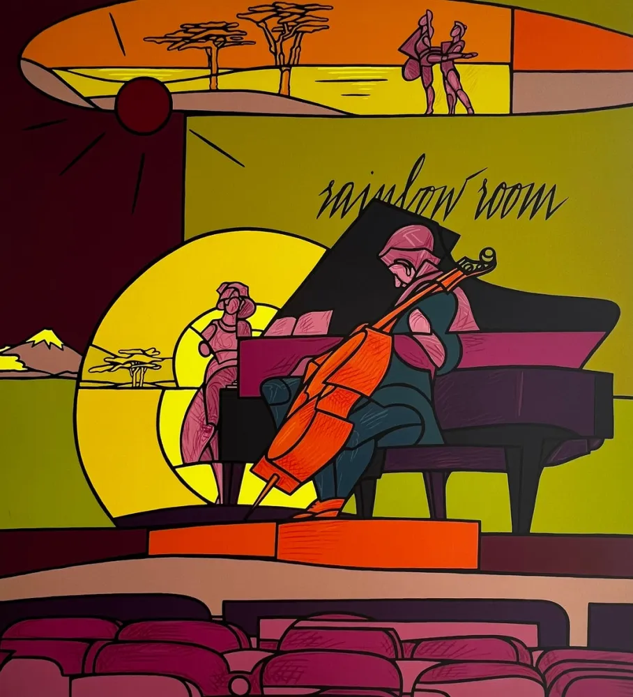 丝网印刷 Adami - Rainbow room 