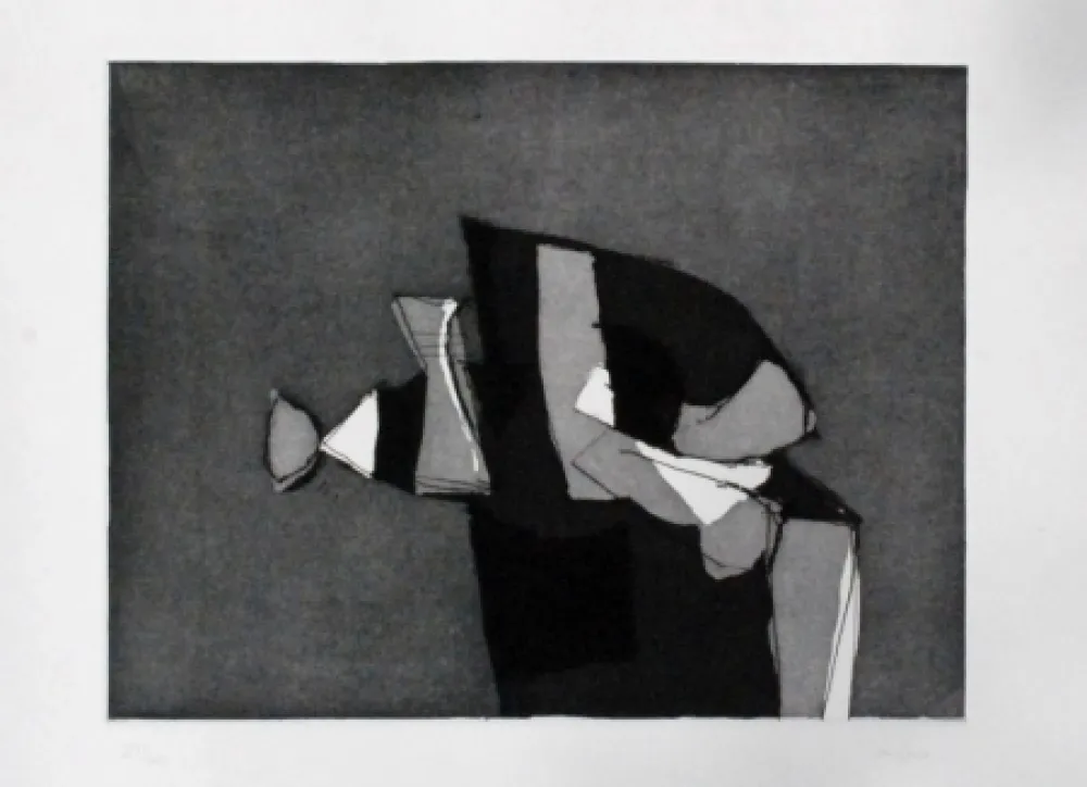 版画 Afro - Nero IV