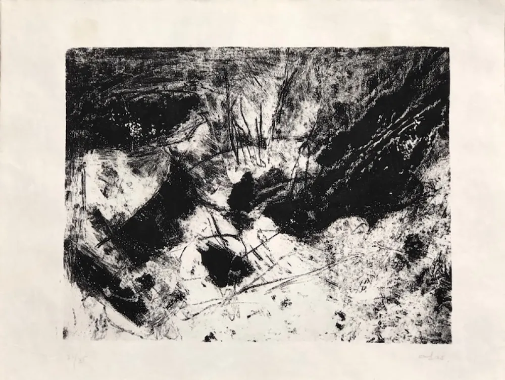 蚀刻版画 Afro - Sin titulo