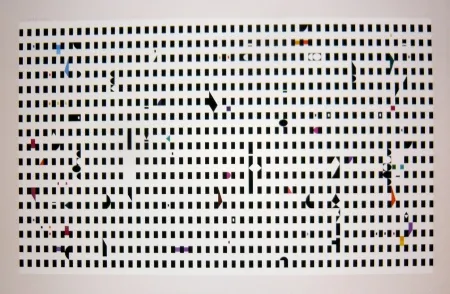 丝网印刷 Agam - Composition 1