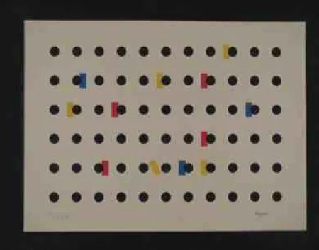 丝网印刷 Agam - Sans titre